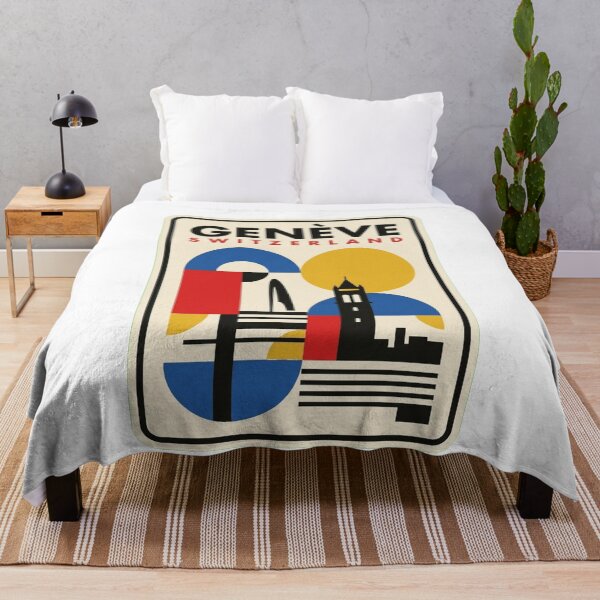 Item preview, Retro Geneva Bauhaus Geometric Skyline designed and sold by k3rstman1.