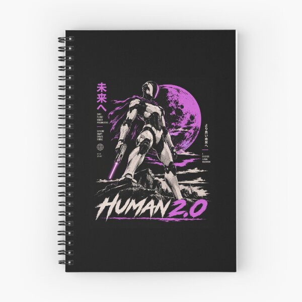 Item preview, Humano 2.0 – Anime ciberpunk futurista de robots humanoides designed and sold by TEEJAMBOREE.