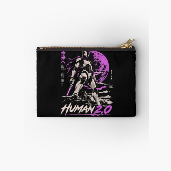 Item preview, Human 2.0 – Futuristic Humanoid Robot Cyberpunk Anime designed and sold by TEEJAMBOREE.