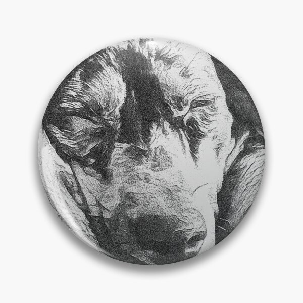 Item preview, Vintage Charcoal Dapple Dachshund Sketch Art designed and sold by Long Dog Digital Art .