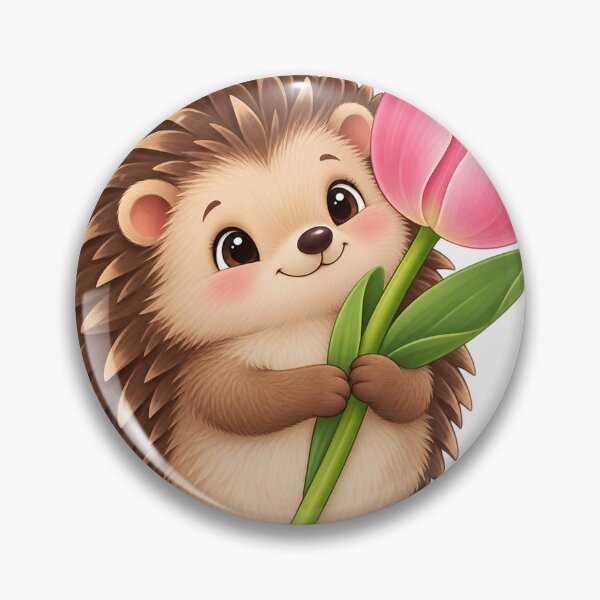 Artikelvorschau, Small Hedgehog Carrying A Tulip entworfen und verkauft von S06PMarketing.