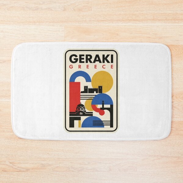 Item preview, Retro Geraki Bauhaus Geometric Skyline designed and sold by k3rstman1.