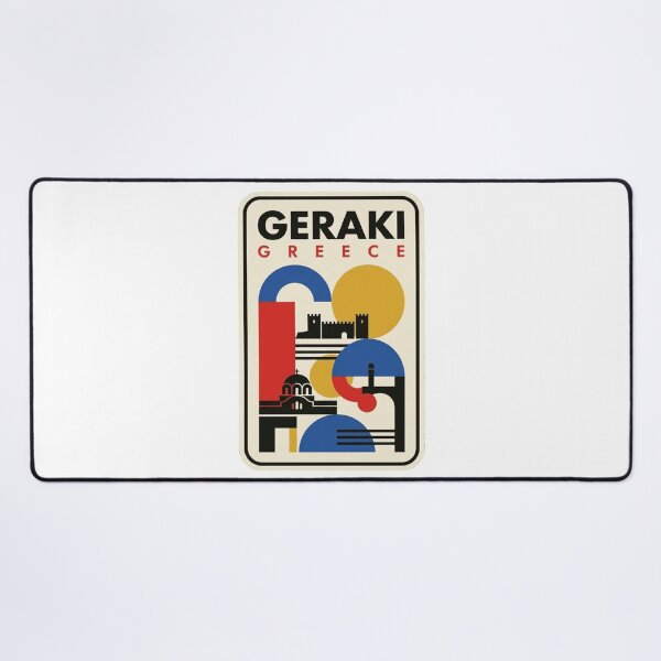 Item preview, Retro Geraki Bauhaus Geometric Skyline designed and sold by k3rstman1.