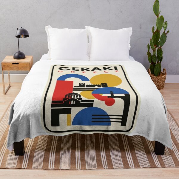 Item preview, Retro Geraki Bauhaus Geometric Skyline designed and sold by k3rstman1.