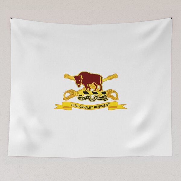 Item preview, 10Th Cavalry Regiment W Br - Ribbon  designed and sold by Gautervuong.