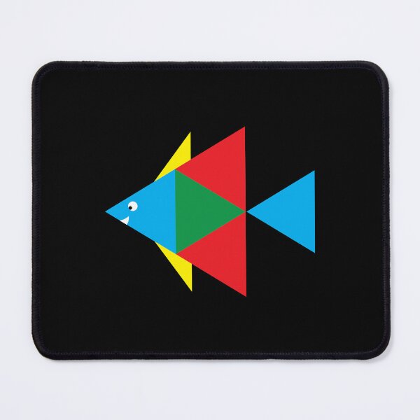Item preview, Colorful Geometric Fish Shape Art designed and sold by GeometricaSt.