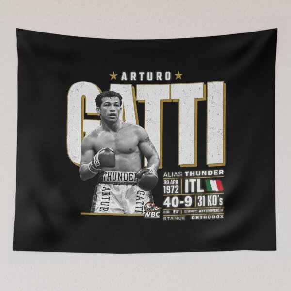 Item preview, Estadísticas de Arturo Gatti "Trueno" designed and sold by JeyVel.