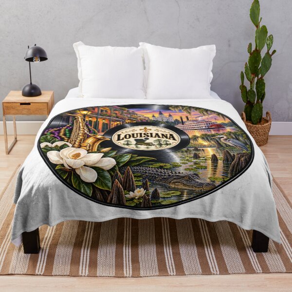 Item preview, Louisiana Vinyl Record designed and sold by Whimspired By Paxx.