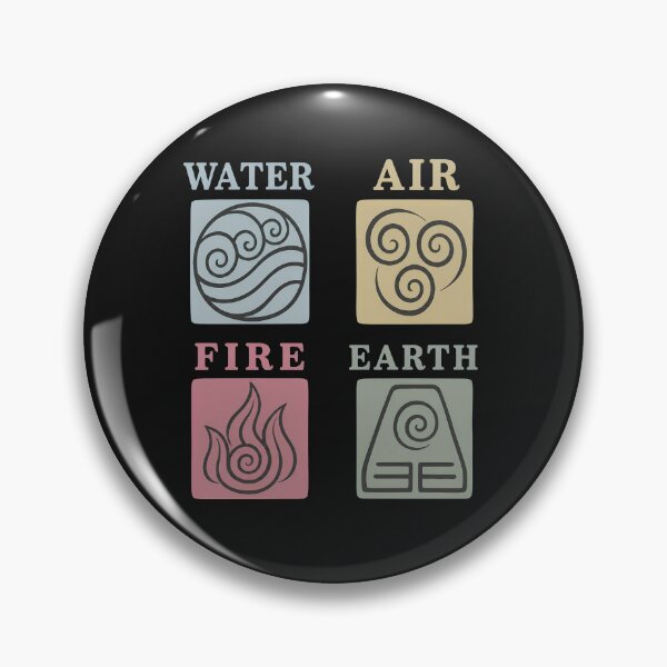 Item preview, Elemental Symbols Four Elements Water Air Fire Earth designed and sold by Scottmit.