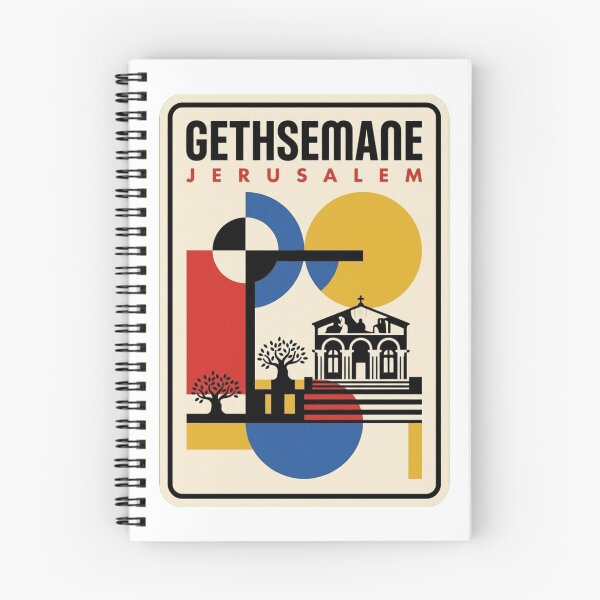 Item preview, Retro Gethsemane Bauhaus Geometric Skyline designed and sold by k3rstman1.