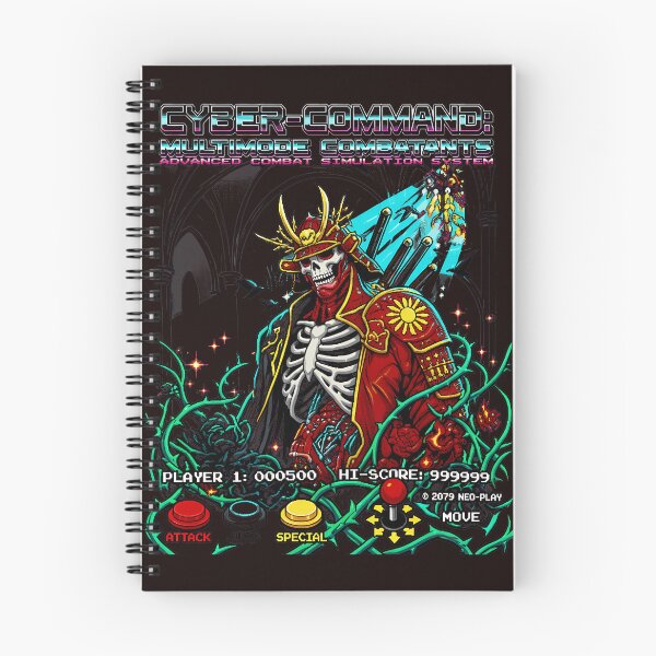 Item preview, Cyber Samurai Nightmare Shogunate Retro Arcade designed and sold by FlipStrawSpot.