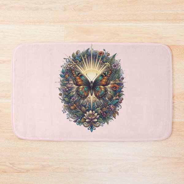 Item preview, Radiant Butterfly Botanical Sun designed and sold by DrAsmaaMohamed.