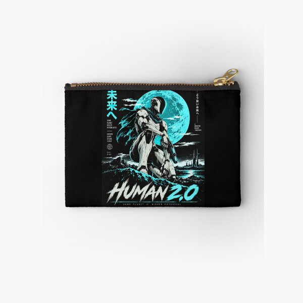 Item preview, Human 2.0 – Futuristic Humanoid Robot Cyberpunk Anime designed and sold by TEEJAMBOREE.
