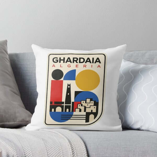Item preview, Retro Ghardaia Bauhaus Geometric Skyline designed and sold by k3rstman1.