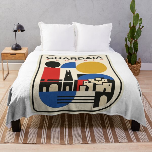 Item preview, Retro Ghardaia Bauhaus Geometric Skyline designed and sold by k3rstman1.