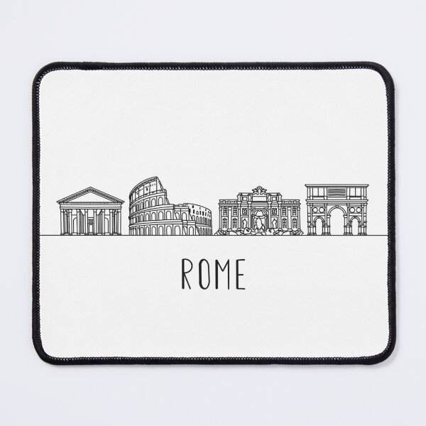 Item preview, Rome Skyline Minimalist Line Art designed and sold by MinimalLine.