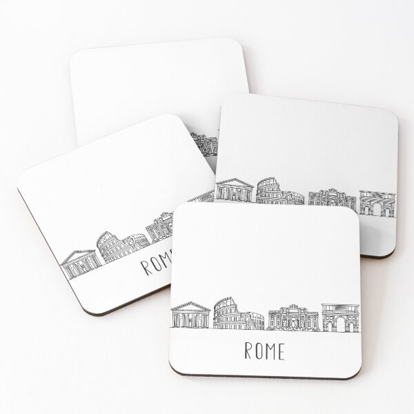 Item preview, Rome Skyline Minimalist Line Art designed and sold by MinimalLine.