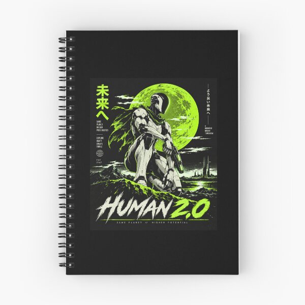 Item preview, Human 2.0 – Futuristic Humanoid Robot Cyberpunk Anime designed and sold by TEEJAMBOREE.