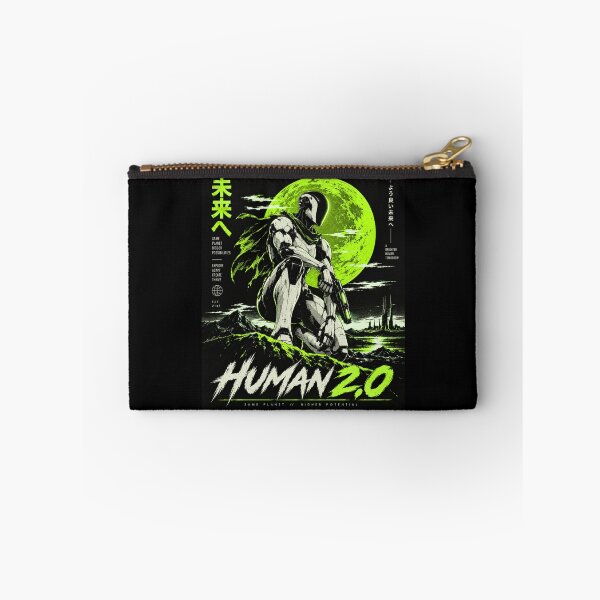 Item preview, Human 2.0 – Futuristic Humanoid Robot Cyberpunk Anime designed and sold by TEEJAMBOREE.