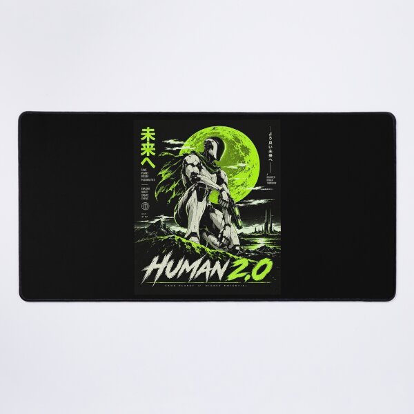 Item preview, Human 2.0 – Futuristic Humanoid Robot Cyberpunk Anime designed and sold by TEEJAMBOREE.