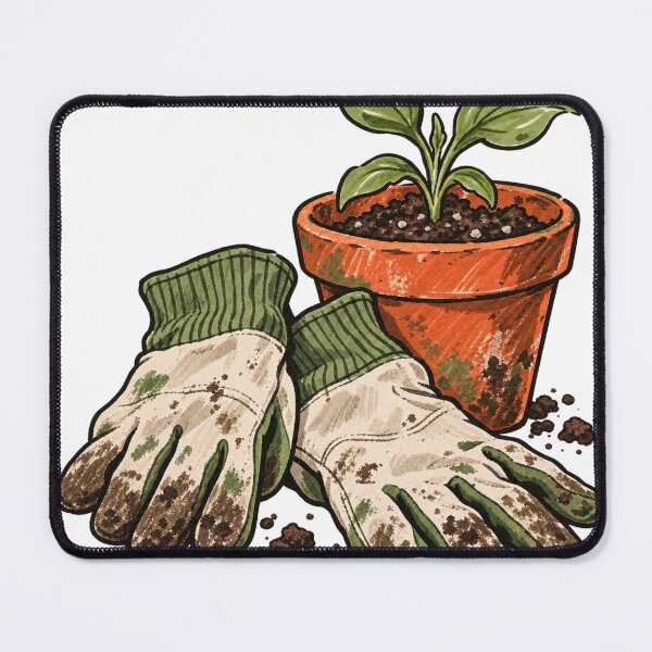 Item preview, Hand Drawn Gardening Gloves Sketch designed and sold by S06PMarketing.