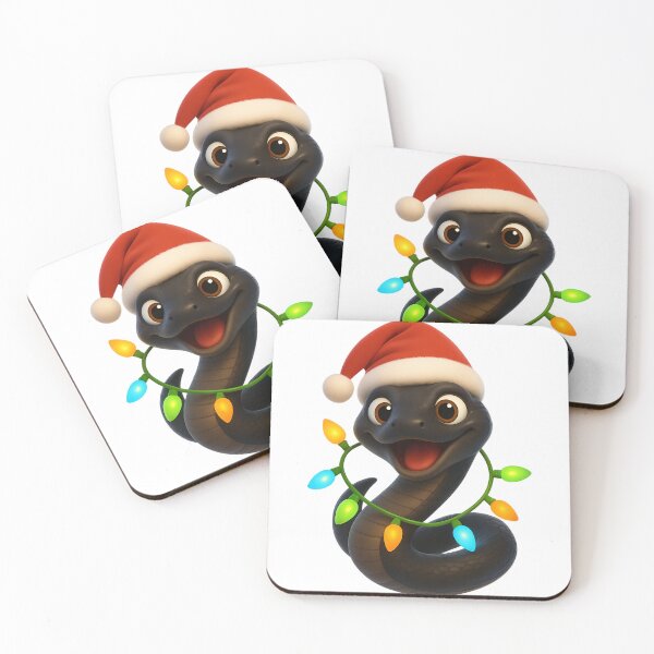 Item preview, Southern Black Racer Snake Christmas designed and sold by Sillytoe.