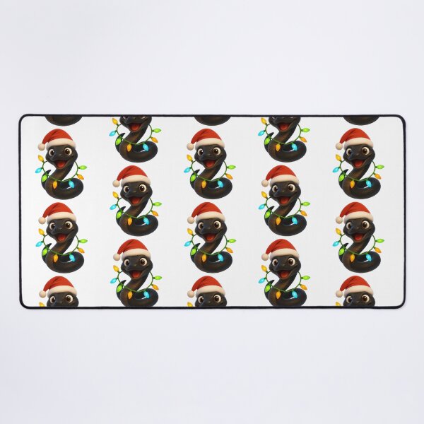 Item preview, Southern Black Racer Snake Christmas designed and sold by Sillytoe.
