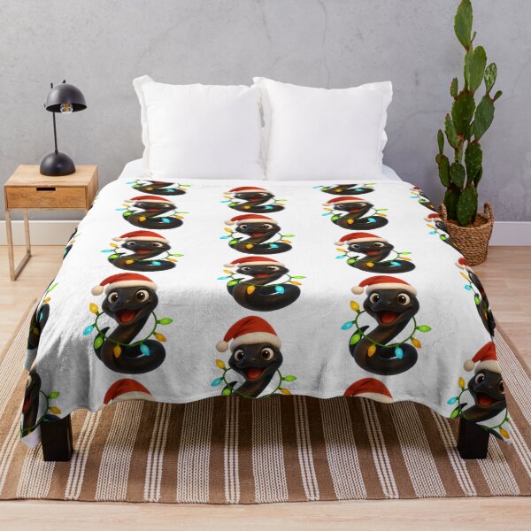 Item preview, Southern Black Racer Snake Christmas designed and sold by Sillytoe.