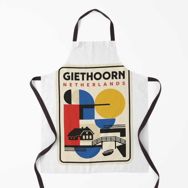 Item preview, Retro Giethoorn Bauhaus Geometric Skyline designed and sold by k3rstman1.