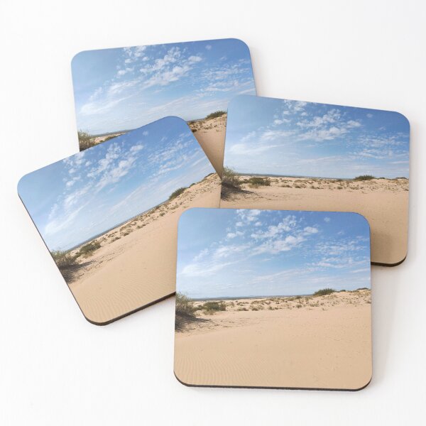 Item preview, Wind-Rippled Desert Dunes Beneath a Scattered Cloud Sky designed and sold by seunghus.