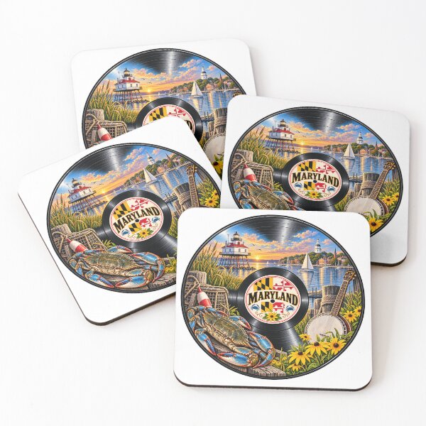 Item preview, Disco de vinilo de Maryland designed and sold by Whimspired By Paxx.