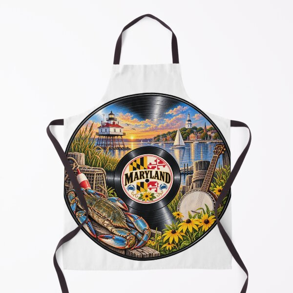 Item preview, Maryland Vinyl Record designed and sold by Whimspired By Paxx.