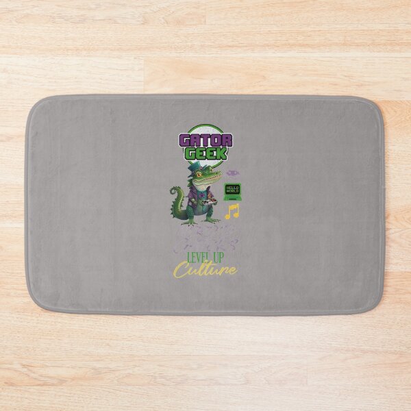 Aperçu de l'œuvre Alligator Mardi Gras Laissez Les Bon Temps Roulen Retro-31 créée et vendue par VanessReinecke.
