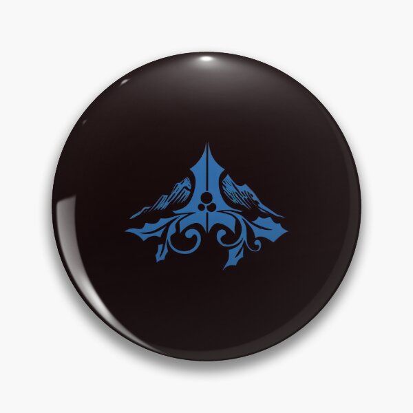 Item preview, Blue Mountain Emblem Artistic designed and sold by ShophiaCrafts.