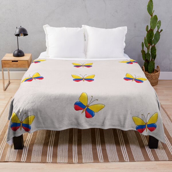 Item preview, Ecuador Flag Butterfly – Yellow Blue Red Ecuadorian Pride designed and sold by HO•Designs.