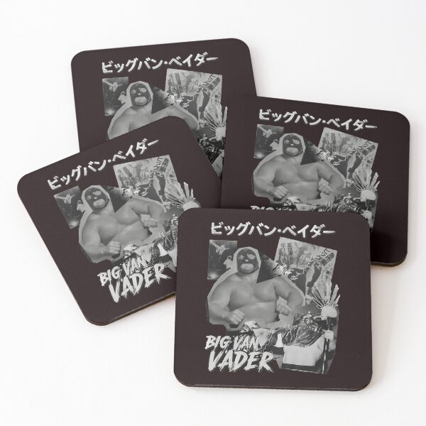 Item preview, Big Van Vader Retro Wrestling Collage Art designed and sold by ShophiaCrafts.