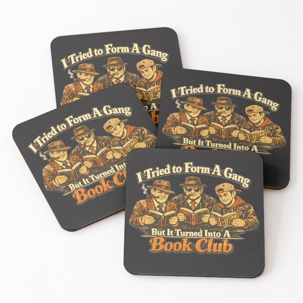 Item preview, Vintage Book Club Humor – I Tried to Form a Gang But It Turned Into a Book Club designed and sold by Irysek.