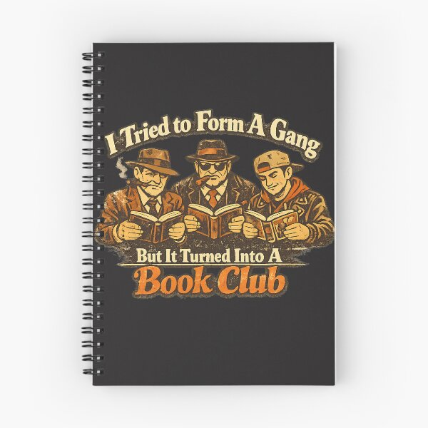 Item preview, Vintage Book Club Humor – I Tried to Form a Gang But It Turned Into a Book Club designed and sold by Irysek.