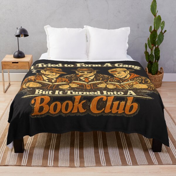 Item preview, Vintage Book Club Humor – I Tried to Form a Gang But It Turned Into a Book Club designed and sold by Irysek.