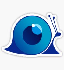 Blue Snail Sticker