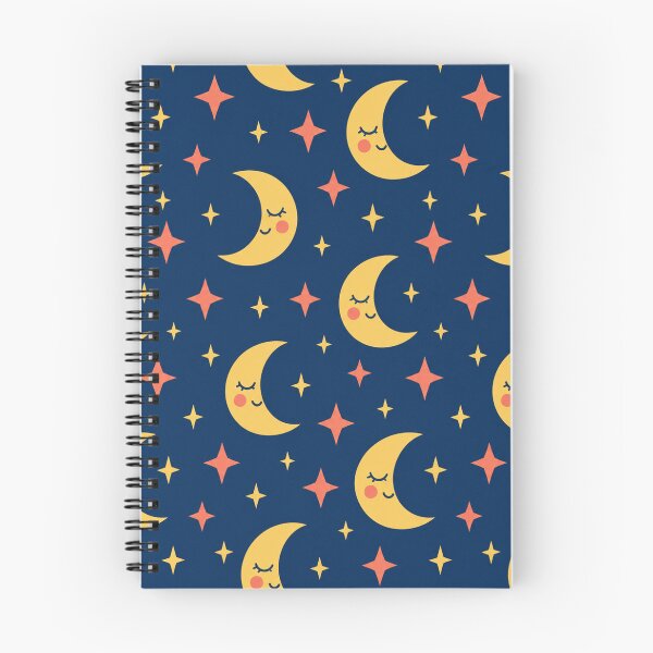 Item preview, Stars And Sleepy Moons Repeating Pattern designed and sold by S06PMarketing.
