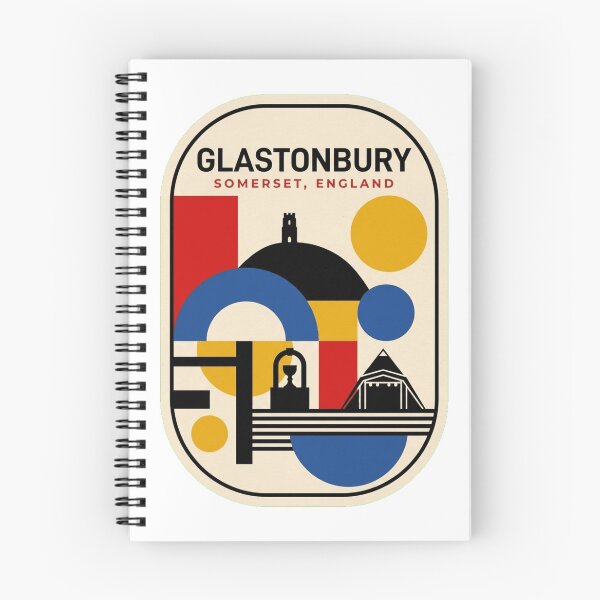 Item preview, Retro Glastonbury Bauhaus Geometric Skyline designed and sold by k3rstman1.