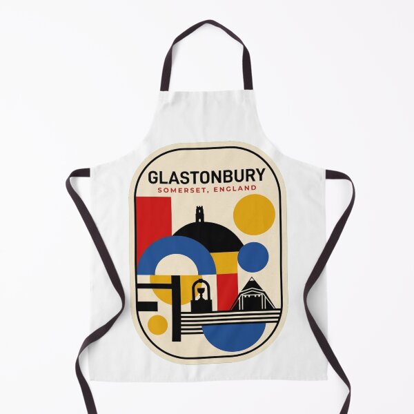 Item preview, Retro Glastonbury Bauhaus Geometric Skyline designed and sold by k3rstman1.