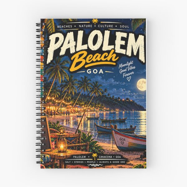 Item preview, Palolem Beach — Moonlight Good Vibes Forever designed and sold by Goanheartprints.