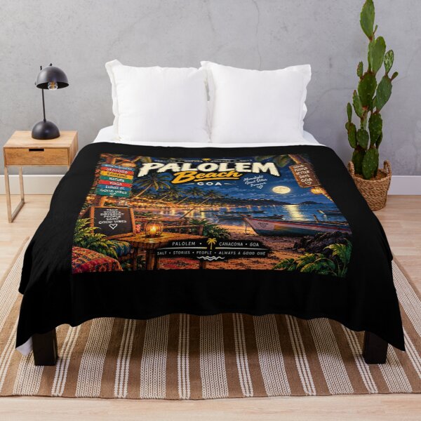 Item preview, Palolem Beach — Moonlight Good Vibes Forever designed and sold by Goanheartprints.