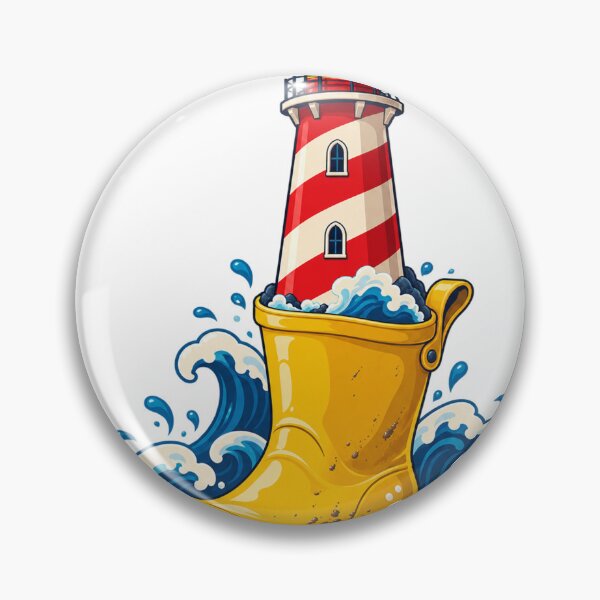 Item preview, Tiny Lighthouse Growing From A Boot designed and sold by S06PMarketing.