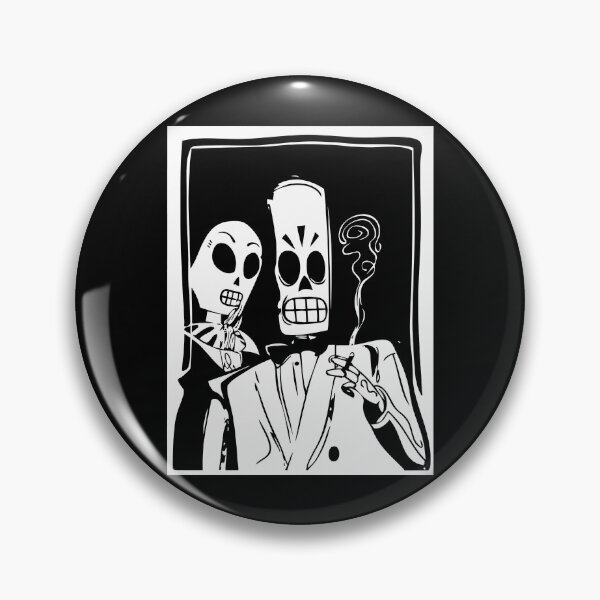 Item preview, Skeleton Couple Smoking Cool Retro Style designed and sold by Camaron15.