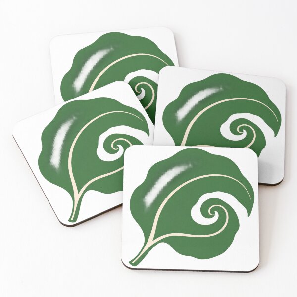 Item preview, Minimal Spiral Leaf In Green designed and sold by S06PMarketing.
