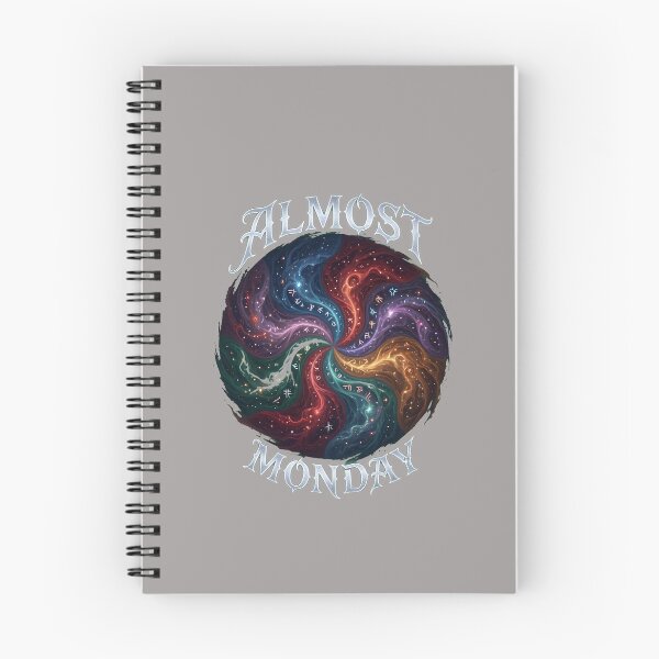 Item preview, Almost Monday Retro Swirl Humor Graphic-52 designed and sold by VanessReinecke.