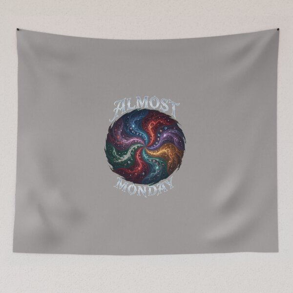 Item preview, Almost Monday Retro Swirl Humor Graphic-52 designed and sold by VanessReinecke.